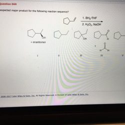 Draw the expected major product of the reaction shown.