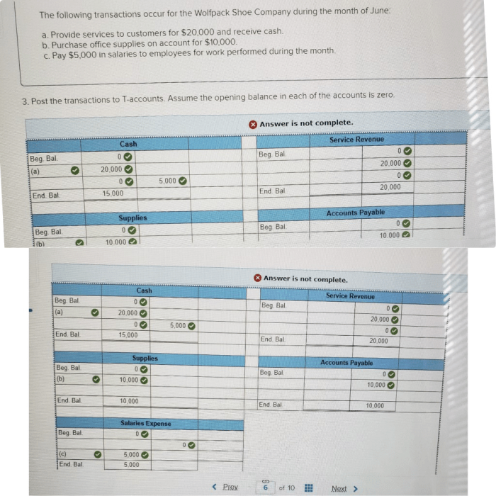 Transactions for jayne company for the month of june