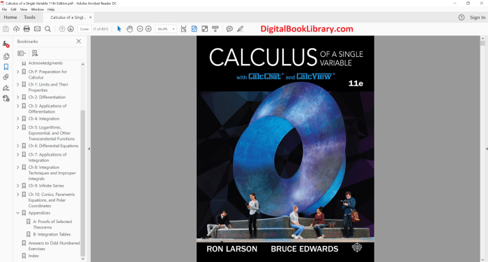 Calculus of a single variable 11th edition